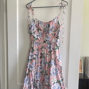 Yumi Kim Pink and Blue Floral Dress